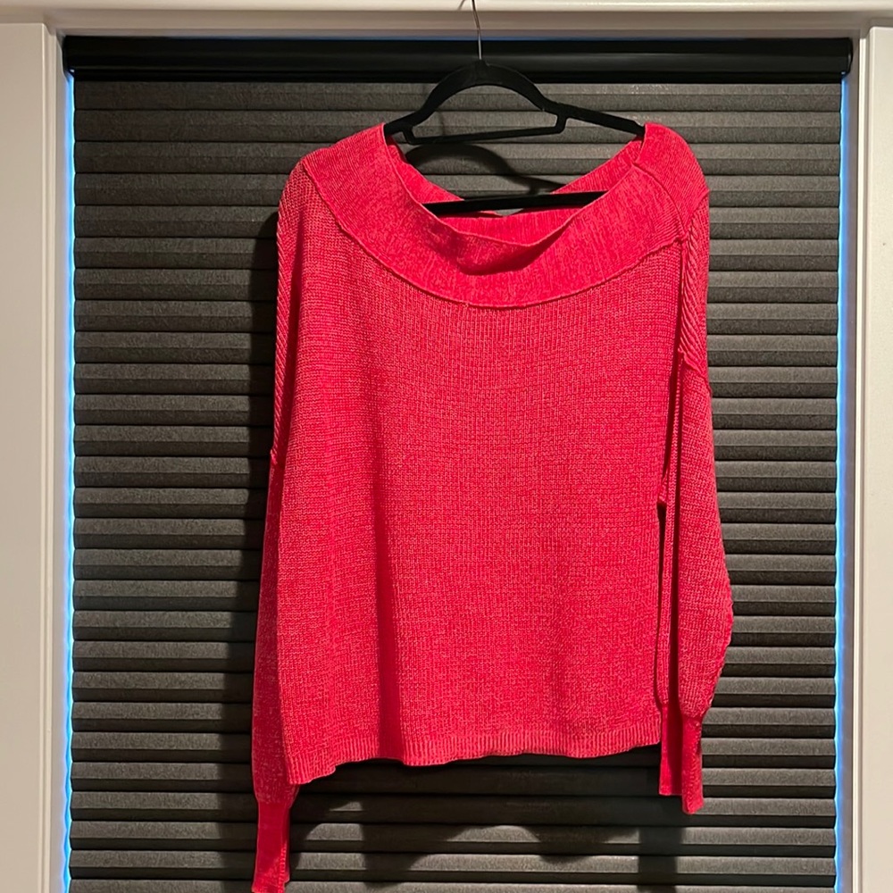 Free people off the shoulder sweater